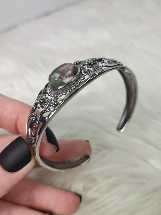 Brazalete ajustable con cuarzo jardin - n° 10