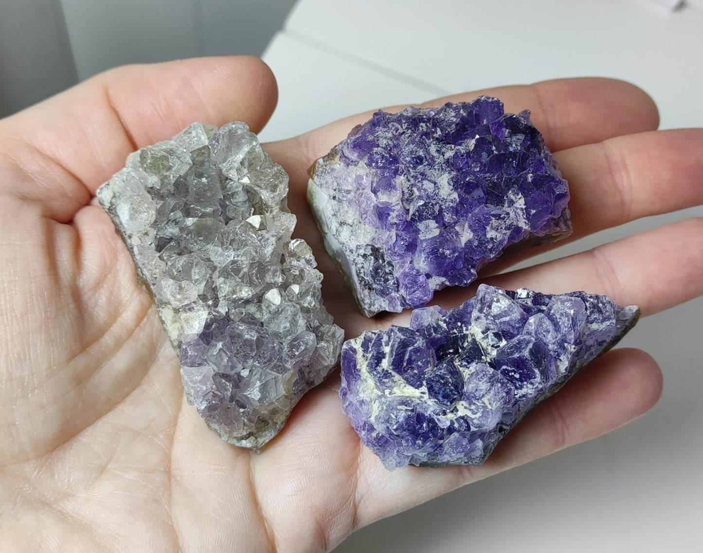 Drusas de amatista - Varios tamaños