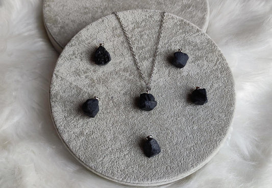 Colgante turmalina negra