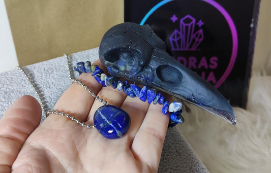 Lote 1 - Cuervo Odin lapislázuli