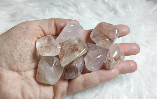 Canto rodado cuarzo hematoide