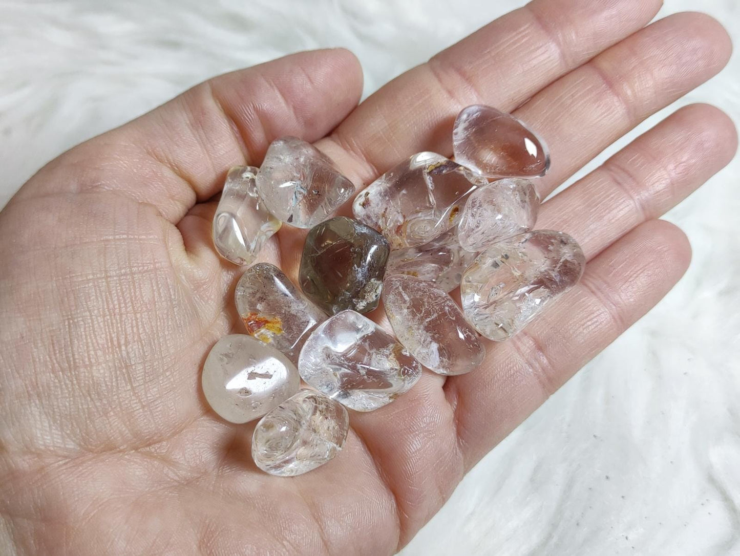 Canto rodado cuarzo con inclusiones varias