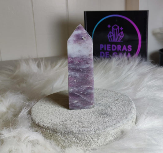 Punta turmalina rosa 120