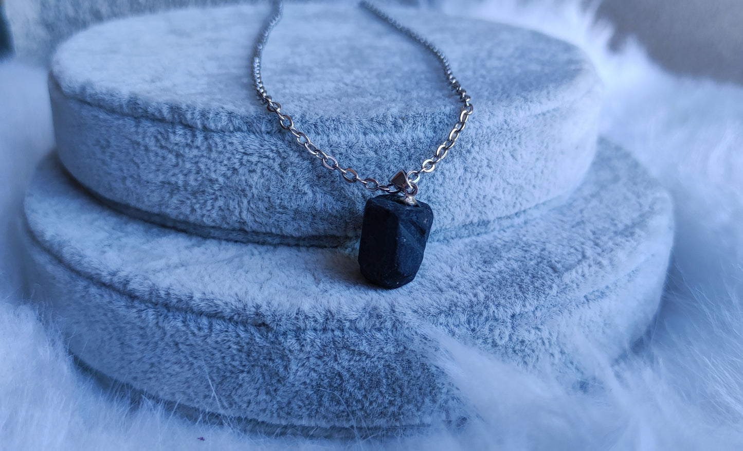 Colgante turmalina negra
