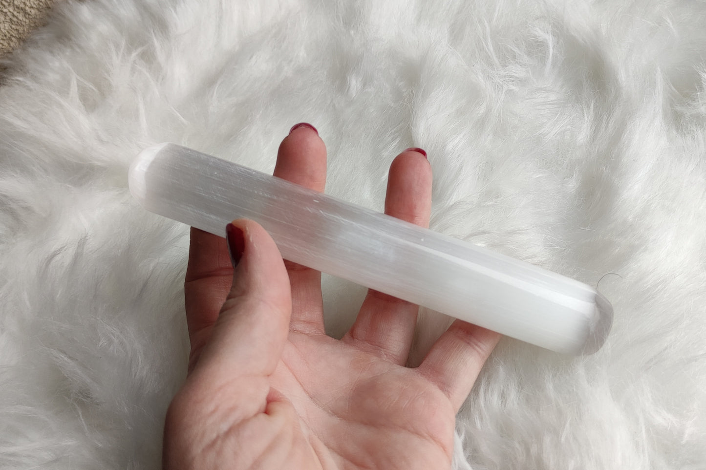 Masajeador grande de selenita