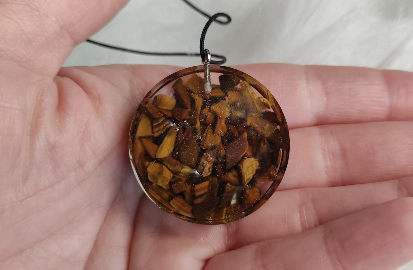 Collar de ojo de tigre - Dragón Chino