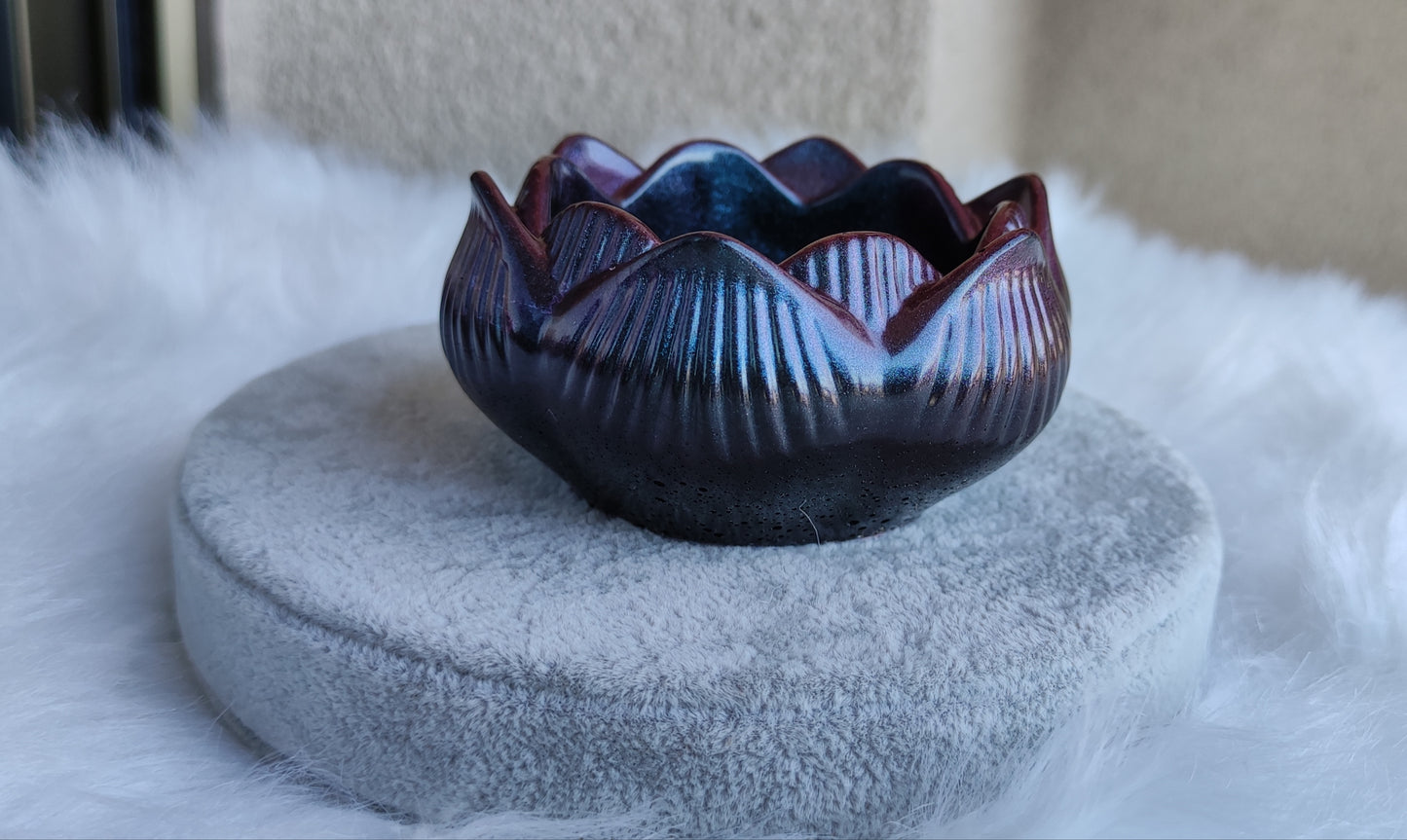 Portavelas Flor de Loto Holográfica