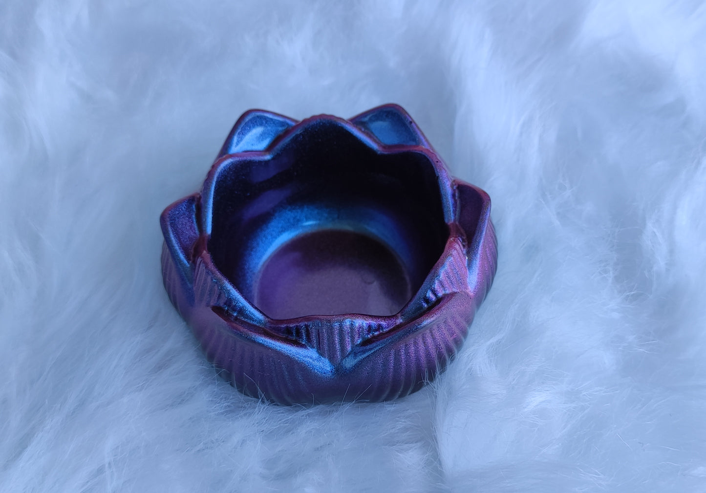 Portavelas Flor de Loto Holográfica