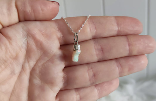 Colgante plata de ley 925 con opalo Etiope