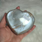 Gran Corazon tallado en piedra luna melocotón 557 gramos