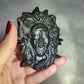 Gorgona - Medusa tallada en Obsidiana plateada