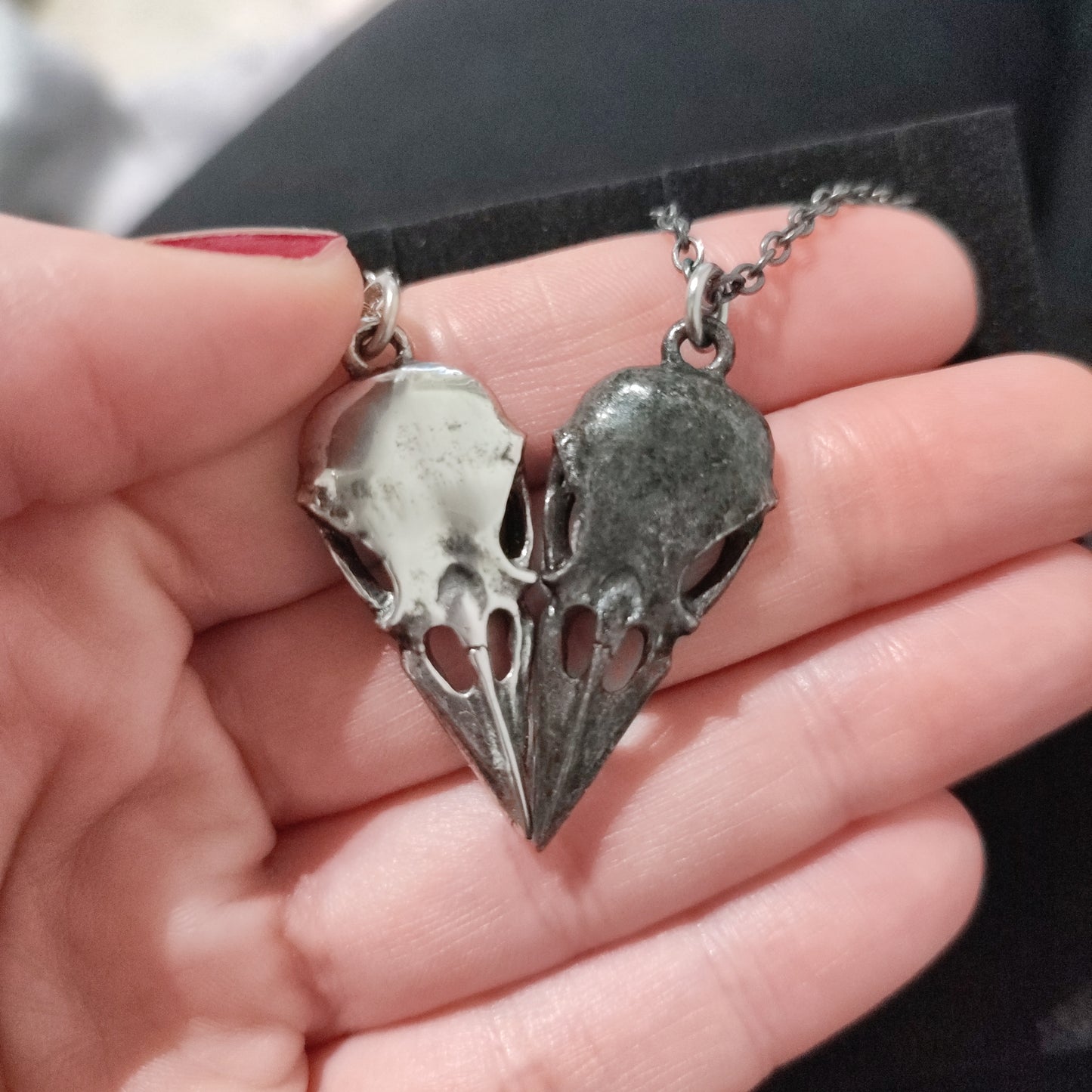 Alchemy Gothic ✨ Colgante cuervos amistad - amor