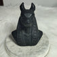 Busto Anubis tallado en Obsidiana negra