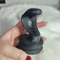 Cobra tallada en obsidiana negra 309 gramos