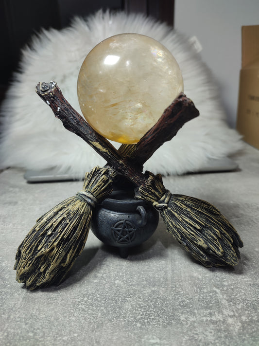 Peana esfera Triada - Escobas de bruja
