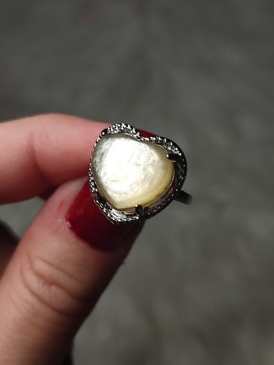 Anillo bisutería mica dorada - Mod 2