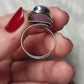 Anillo baño de plata con kuncita - Ajustable 21