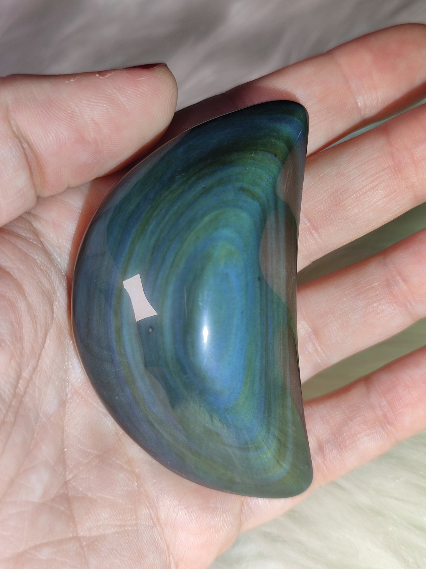 Luna Obsidiana arcoiris - ver video