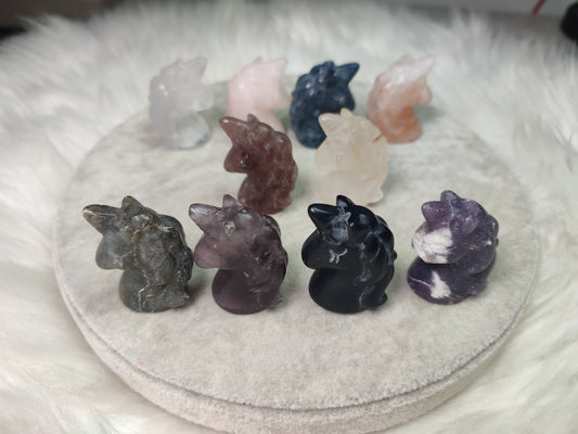 Unicornios - minerales variados
