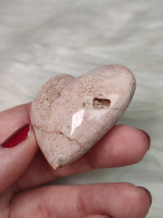 Corazón rodocrosita
