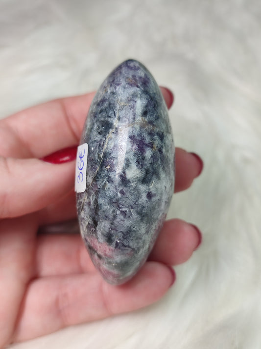 Rodado piedra unicornio ( lepidolita, malino rosa y cuarzo ) n° 109