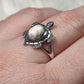 Anillo plata de ley 925 con larimar rosa / natrolita