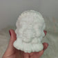 Ganesha tallada en jade blanco 747 gramos