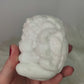 Ganesha tallada en jade blanco 747 gramos