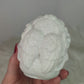 Ganesha tallada en jade blanco 747 gramos