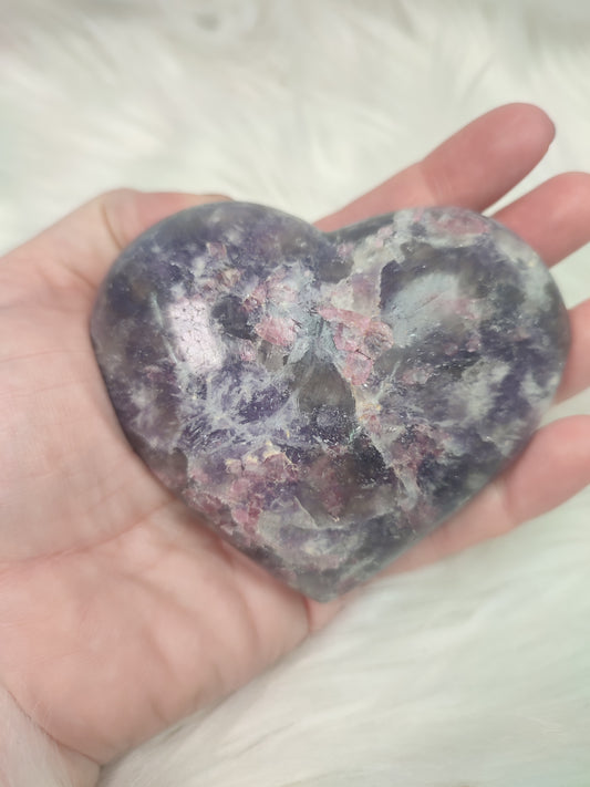 Corazón piedra unicornio 335 gramos
