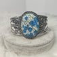 Brazalete baño de plata  con k2