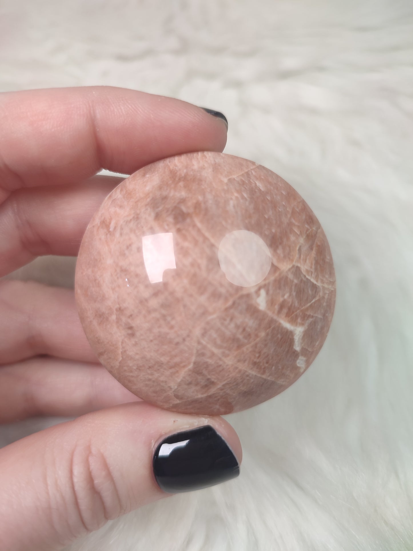 Masajeador piedra luna melocotón  - N° 104
