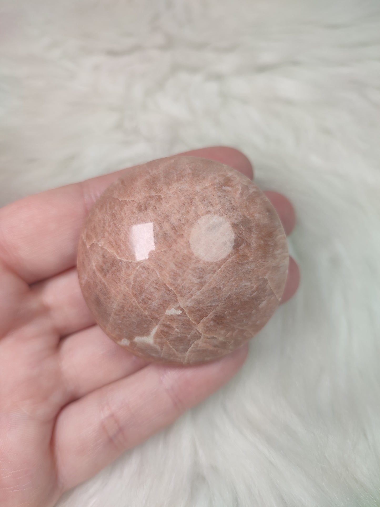 Masajeador piedra luna melocotón  - N° 104