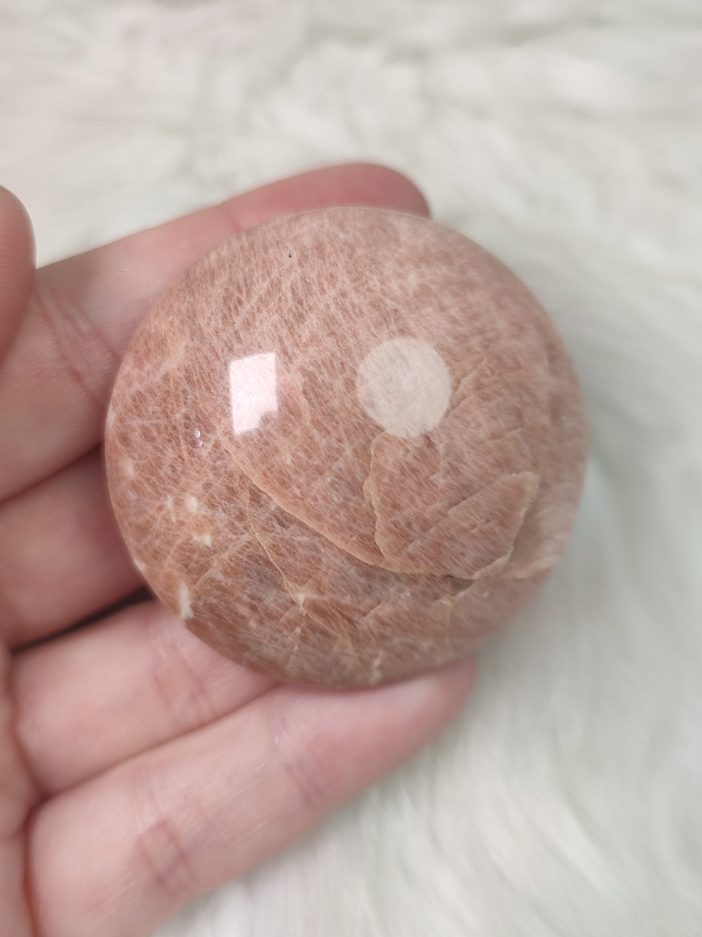 Masajeador piedra luna melocotón  - N° 105