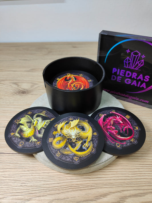 Posavasos Dragones Estaciones Celta