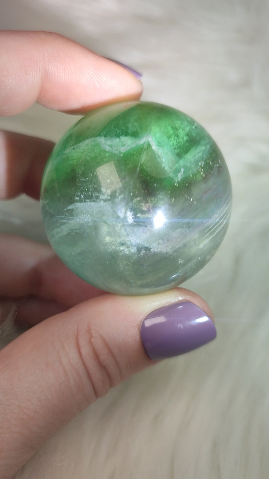 Esfera flúorita alta calidad n° 203 - VIDEO