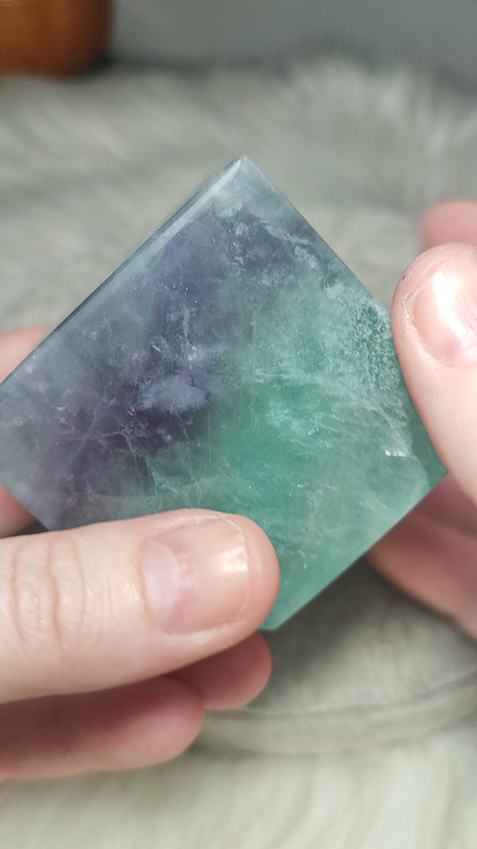 Cubo fluorita 467 gramos