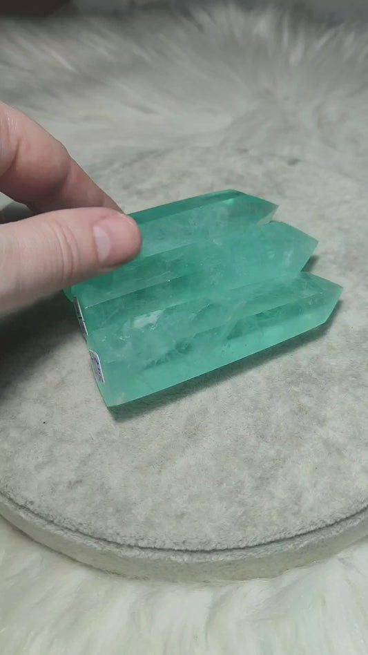 Punta fluorita verde calidad extra - video