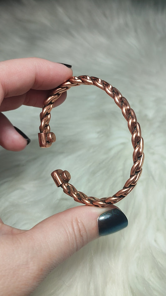 Brazalete ajustable de Cobre