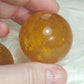 Esfera fluorita amarilla con mica
