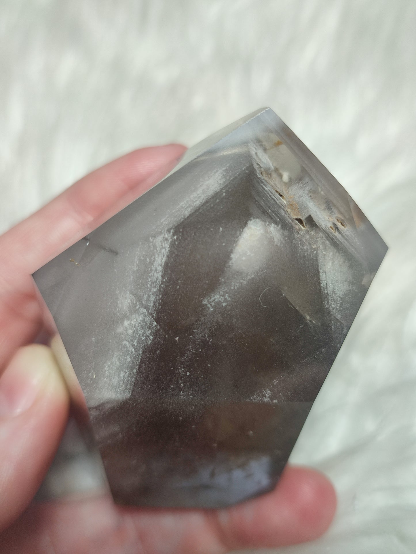 Cuarzo chamanico con fantasma n° 122 - Brasil