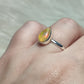 Anillo plata 925 con ópalo Etiope- ajustable n° 60