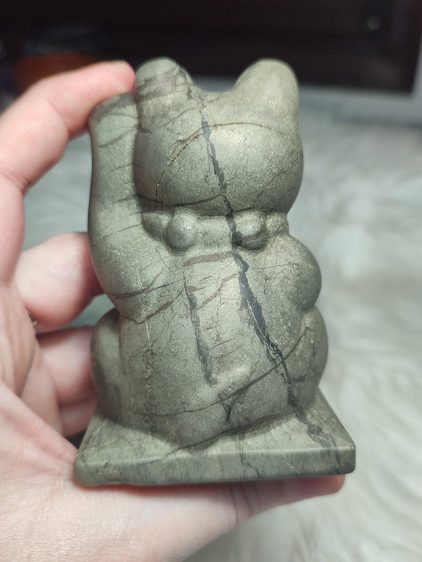 Gato maneki neko de pirita 697 gramos