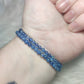 Pulsera elástica esferas de aguamarina extra 4 mm