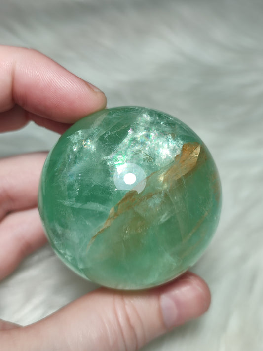 Esfera fluorita verde alta calidad n°40