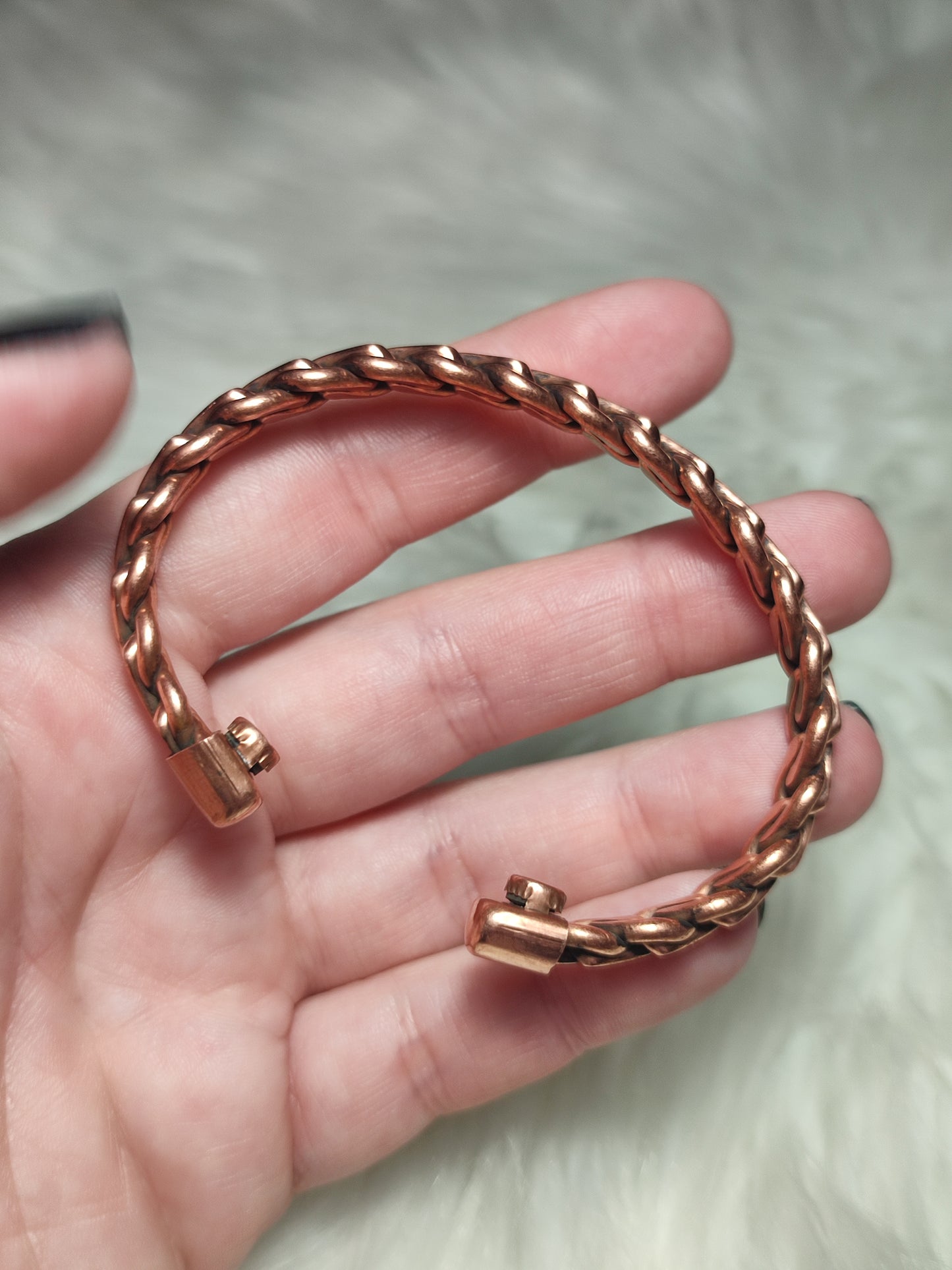 Brazalete ajustable de Cobre