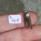 Colgante plata 925 y moldavita n°3