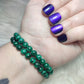 Pulsera malaquita alta calidad 7 mm