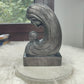 ArtDeco Obsdiana plateada Madre e hija 1256 gramos - VIDEO