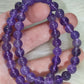 Pulseras bolas amatista - 7/8 mm